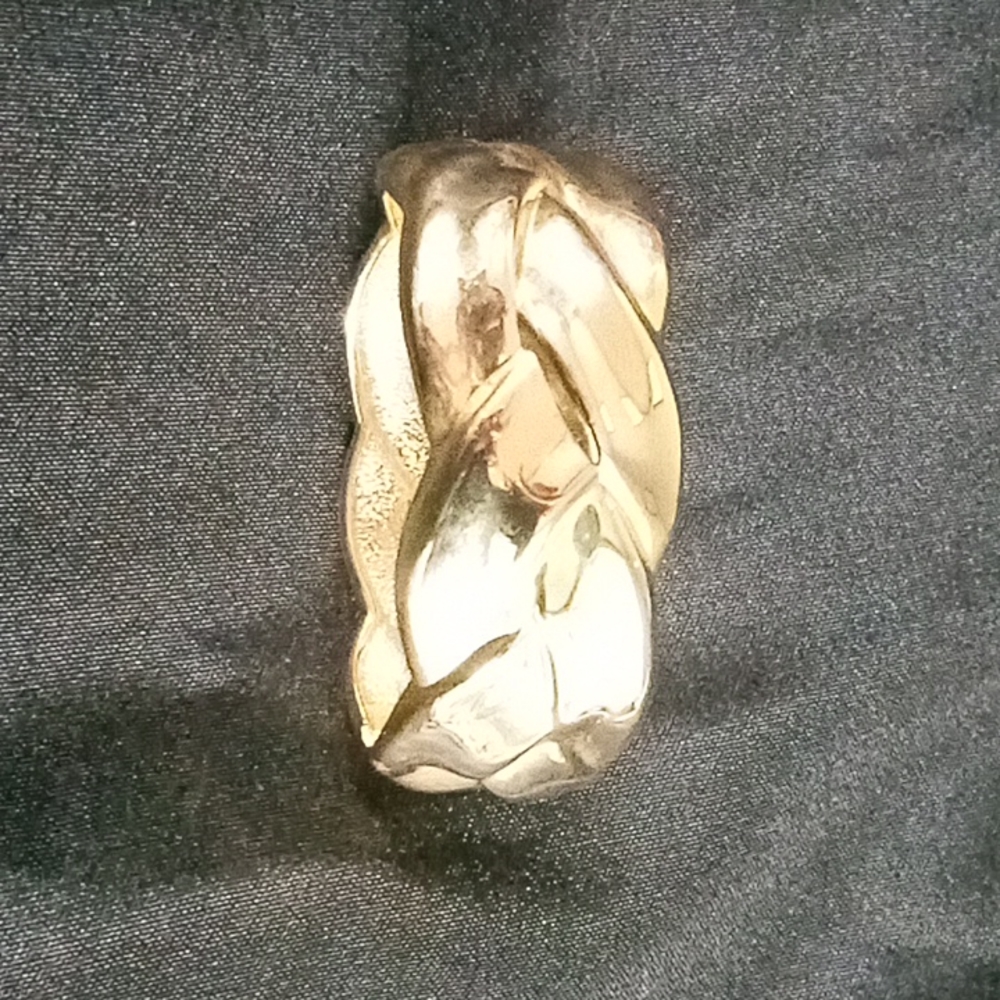 Gold Toned Hinged Bracelet
